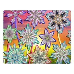 Flower Nature Garden Bloom Flora Double Sided Flano Blanket (large)  by Ravend