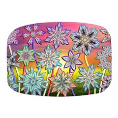 Flower Nature Garden Bloom Flora Mini Square Pill Box by Ravend