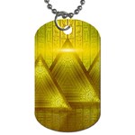 Hieroglyphic Egypt Egyptian Dog Tag (One Side) Front