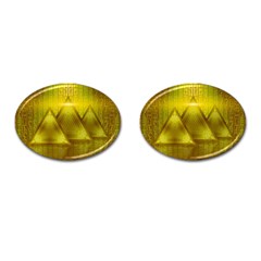 Hieroglyphic Egypt Egyptian Cufflinks (oval) by Ravend