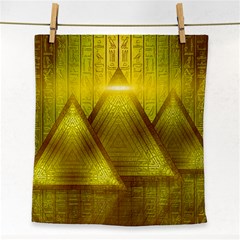 Hieroglyphic Egypt Egyptian Face Towel by Ravend