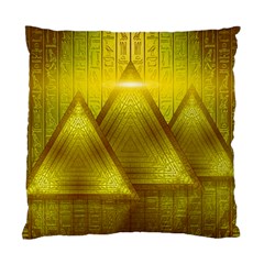 Hieroglyphic Egypt Egyptian Standard Cushion Case (one Side) by Ravend