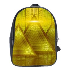 Hieroglyphic Egypt Egyptian School Bag (xl) by Ravend