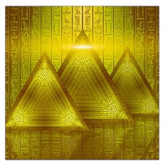 Hieroglyphic Egypt Egyptian Square Satin Scarf (36  X 36 ) by Ravend