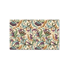 Wallpaper Floral Pattern Sticker (rectangular)