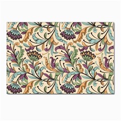 Wallpaper Floral Pattern Postcard 4 x 6  (pkg Of 10)