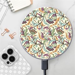 Wallpaper Floral Pattern Wireless Charger by Ravend