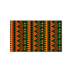 African Pattern Texture Sticker Rectangular (10 Pack) by Ravend