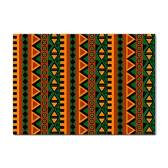 African Pattern Texture Sticker A4 (10 Pack) by Ravend