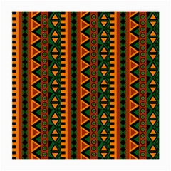 African Pattern Texture Medium Glasses Cloth by Ravend