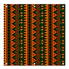 African Pattern Texture Banner And Sign 4  X 4  by Ravend