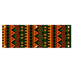 African Pattern Texture Banner And Sign 6  X 2  by Ravend