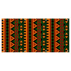 African Pattern Texture Banner And Sign 8  X 4  by Ravend