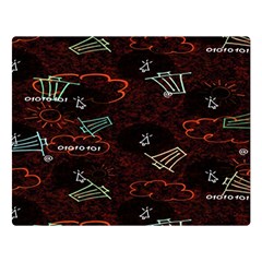 Geometric Pattern Recycle Bin Double Sided Flano Blanket (large)  by Ravend