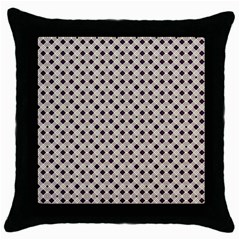 Diagonal Gray And Blue Throw Pillow Case (black) by ConteMonfrey