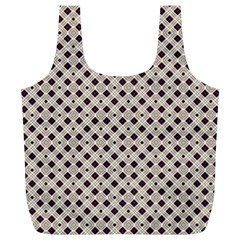 Diagonal Gray And Blue Full Print Recycle Bag (xl) by ConteMonfrey