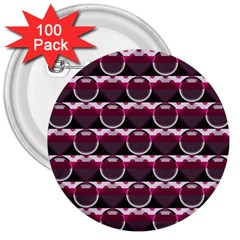 Background Geometric Pattern Orb Pattern 3  Buttons (100 Pack) 