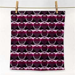 Background Geometric Pattern Orb Pattern Face Towel by Ravend