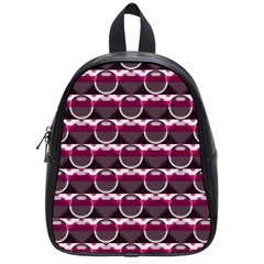 Background Geometric Pattern Orb Pattern School Bag (small) by Ravend