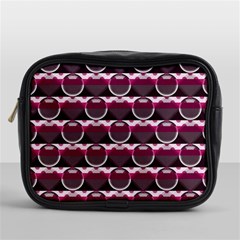 Background Geometric Pattern Orb Pattern Mini Toiletries Bag (one Side) by Ravend