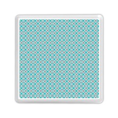 Diagonal Turquoise Plaids Memory Card Reader (square) by ConteMonfrey