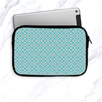 Diagonal Turquoise Plaids Apple iPad Mini Zipper Cases Front