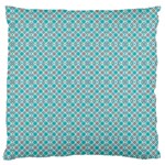 Diagonal Turquoise Plaids Standard Flano Cushion Case (Two Sides) Front