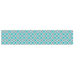 Diagonal Turquoise Plaids Small Flano Scarf by ConteMonfrey