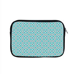 Diagonal Turquoise Plaids Apple Macbook Pro 15  Zipper Case by ConteMonfrey