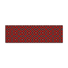 Red Diagonal Plaids Sticker Bumper (100 Pack) by ConteMonfrey