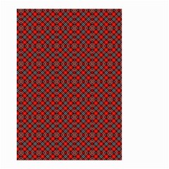 Red Diagonal Plaids Small Garden Flag (two Sides) by ConteMonfrey