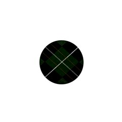 Modern Green Plaid 1  Mini Buttons by ConteMonfrey