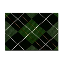 Modern Green Plaid Sticker A4 (100 Pack) by ConteMonfrey