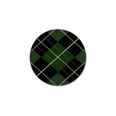 Modern Green Plaid Golf Ball Marker by ConteMonfrey