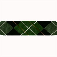 Modern Green Plaid Large Bar Mat by ConteMonfrey