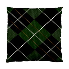 Modern Green Plaid Standard Cushion Case (one Side) by ConteMonfrey