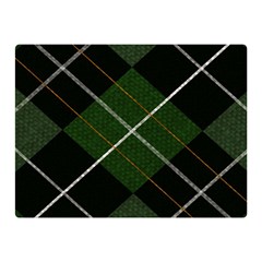 Modern Green Plaid Double Sided Flano Blanket (mini)  by ConteMonfrey