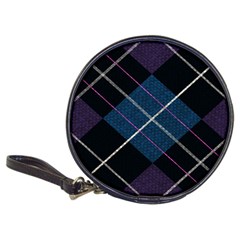 Modern Blue Plaid Classic 20-cd Wallets by ConteMonfrey