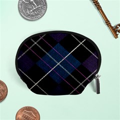 Modern Blue Plaid Accessory Pouch (small) by ConteMonfrey