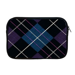 Modern Blue Plaid Apple Macbook Pro 17  Zipper Case by ConteMonfrey