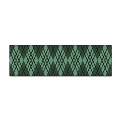 Dark Green Multi Colors Plaid  Sticker Bumper (100 Pack) by ConteMonfrey