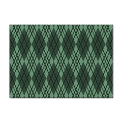 Dark Green Multi Colors Plaid  Sticker A4 (100 Pack) by ConteMonfrey