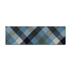 Black And Blue Iced Plaids  Sticker Bumper (100 Pack) by ConteMonfrey