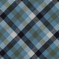 Black And Blue Iced Plaids  Play Mat (rectangle) by ConteMonfrey