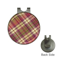 Beetle Juice Plaids  Hat Clips With Golf Markers by ConteMonfrey