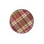 Beetle Juice Plaids  Hat Clip Ball Marker Front