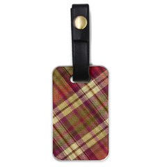 Beetle Juice Plaids  Luggage Tag (one Side) by ConteMonfrey