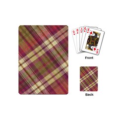 Beetle Juice Plaids  Playing Cards Single Design (mini) by ConteMonfrey