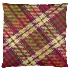 Beetle Juice Plaids  Standard Flano Cushion Case (one Side) by ConteMonfrey