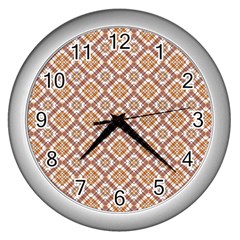 Portuguese Wall Wall Clock (Silver)